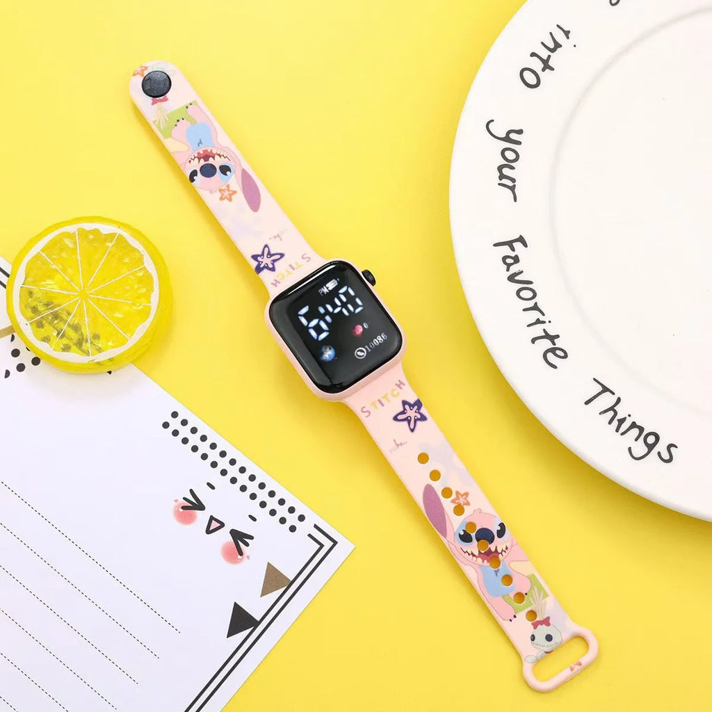 Stitch Style LED Watch – Fun, Bright & Trendy