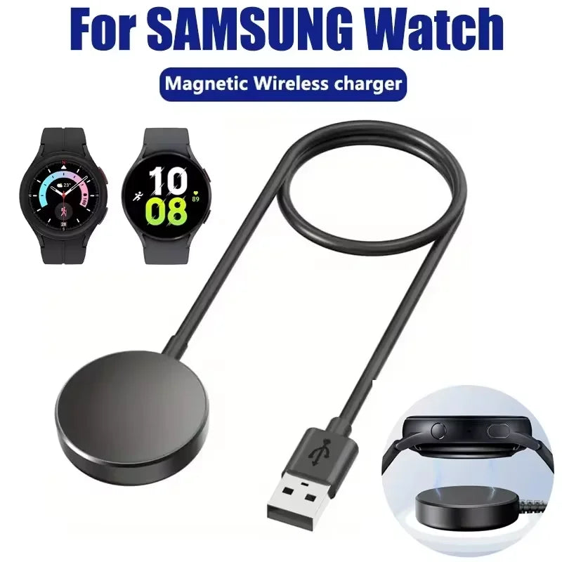 Portable USB Cable Fast Charging Dock Station Magnetic Watch Wireless