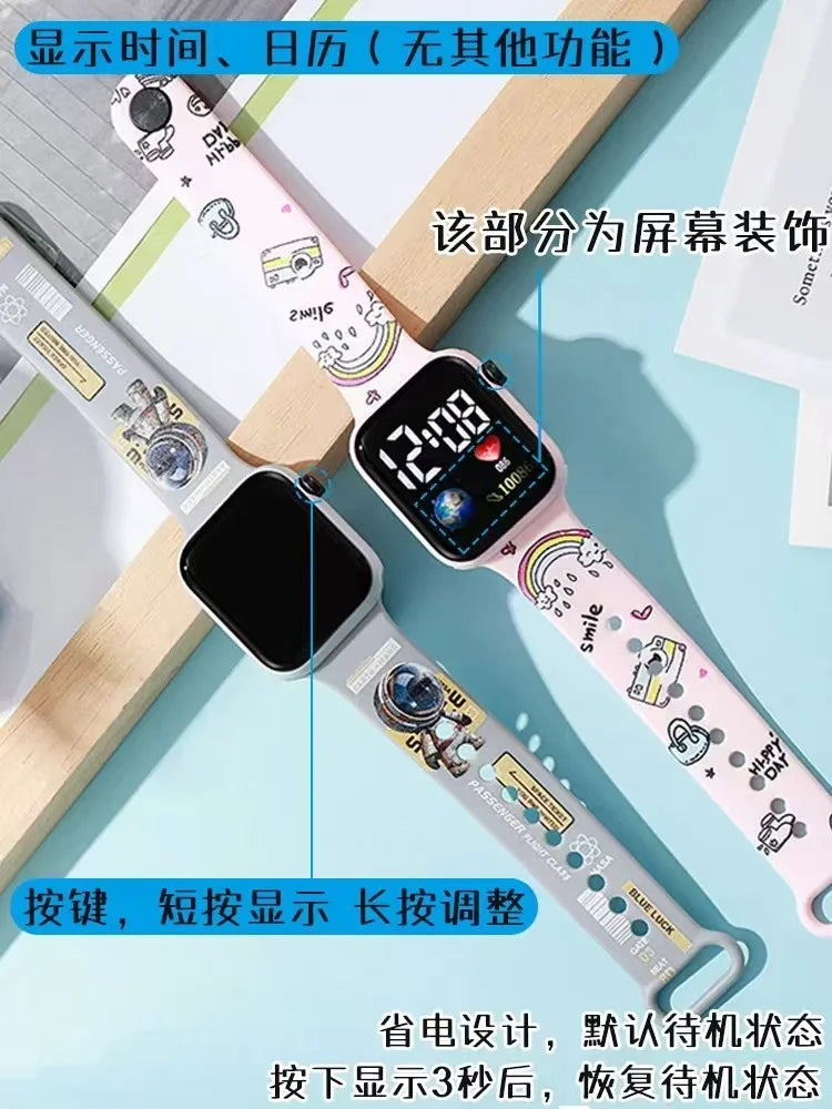 Stitch Style LED Watch – Fun, Bright & Trendy