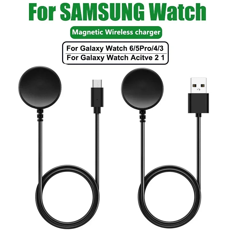 Portable USB Cable Fast Charging Dock Station Magnetic Watch Wireless