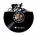 TRIATHLON SWIMMING RUNNING CYCLING SPORT VINYL RECORD WALL